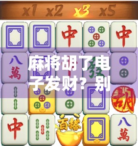 麻将胡了电子发财？别让虚拟快乐掏空你的钱包！