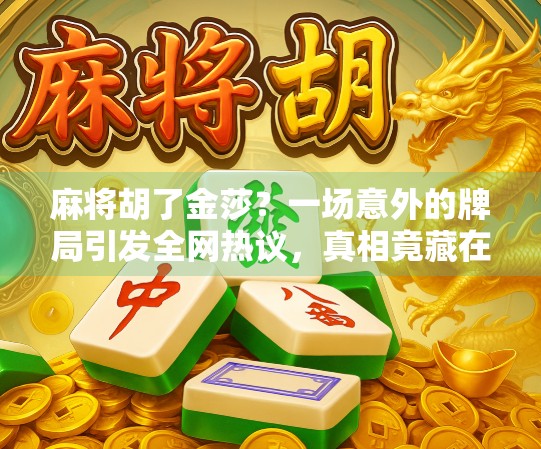 麻将胡了金莎？一场意外的牌局引发全网热议，真相竟藏在这三个细节里！