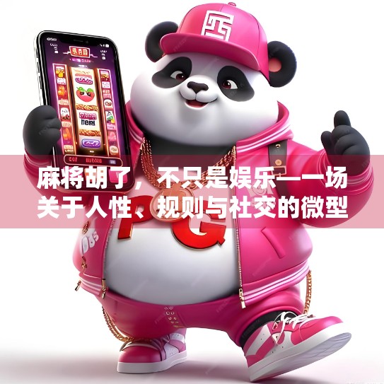 麻将胡了，不只是娱乐—一场关于人性、规则与社交的微型社会实验