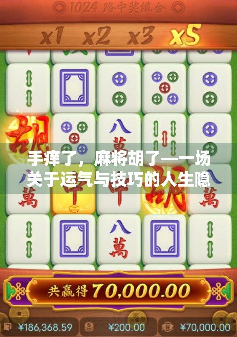 手痒了，麻将胡了—一场关于运气与技巧的人生隐喻