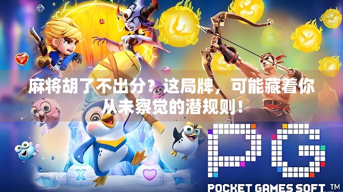 麻将胡了不出分？这局牌，可能藏着你从未察觉的潜规则！