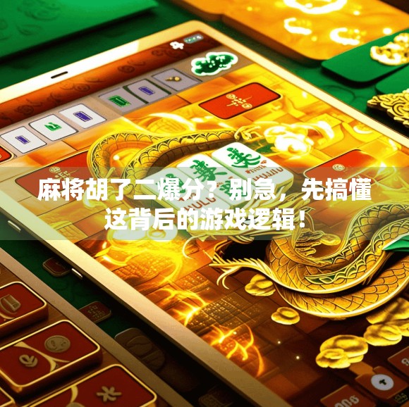 麻将胡了二爆分？别急，先搞懂这背后的游戏逻辑！