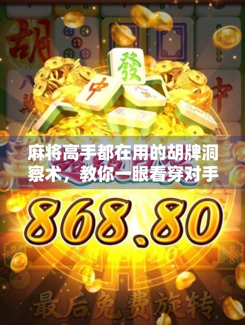 麻将高手都在用的胡牌洞察术，教你一眼看穿对手的牌型与意图！