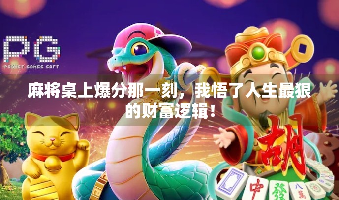 麻将桌上爆分那一刻,我悟了人生最狠的财富逻辑! 麻将桌上爆分那一刻,我悟了人生最狠的财富逻辑!