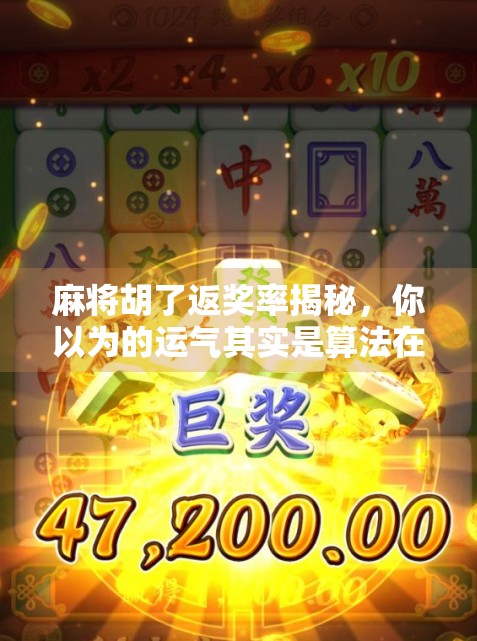 麻将胡了返奖率揭秘，你以为的运气其实是算法在作祟？