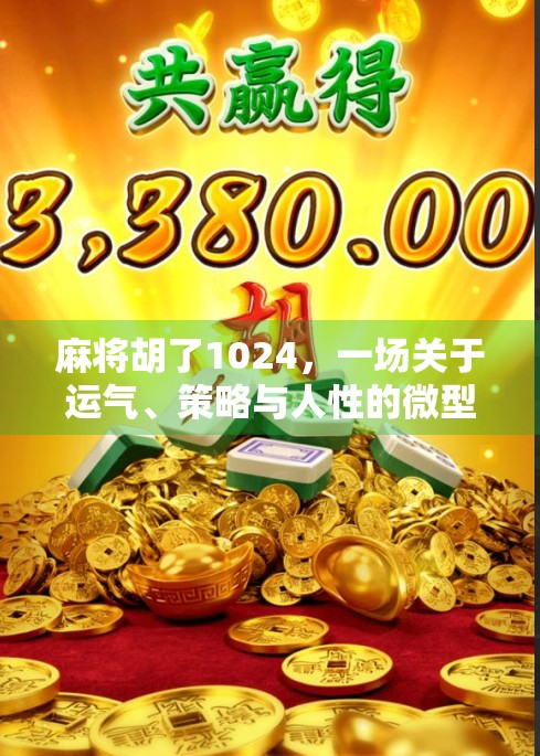 麻将胡了1024,一场关于运气、策略与人性的微型人生剧场 麻将胡了1024,一场关于运气、策略与人性的微型人生剧场