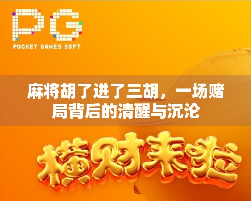 麻将胡了进了三胡，一场赌局背后的清醒与沉沦