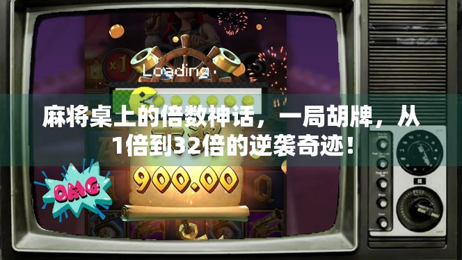 麻将桌上的倍数神话，一局胡牌，从1倍到32倍的逆袭奇迹！