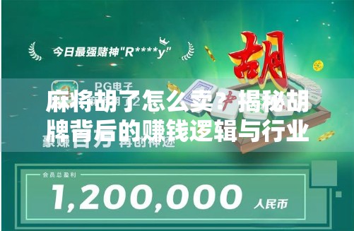 麻将胡了怎么卖？揭秘胡牌背后的赚钱逻辑与行业真相